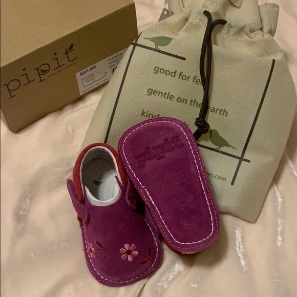 Pipit Leather Baby Shoes - Picture 2 of 9